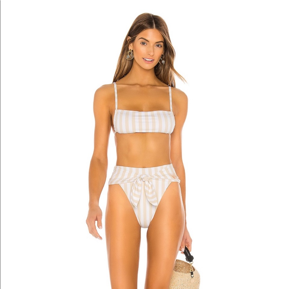 WeWoreWhat Leigh Bikini (L top and M bottom) NWT